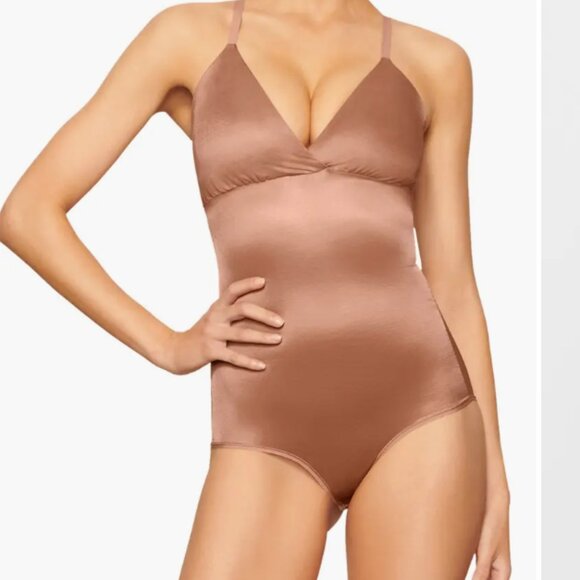 SKIMS Other - COPY - SKIMS BARELY THERE BODYSUIT BRIEF W/ SNAPS